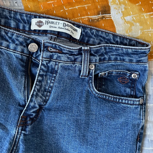 Harley Davidson low rise bootcut jeans size 4 - Picture 5 of 8